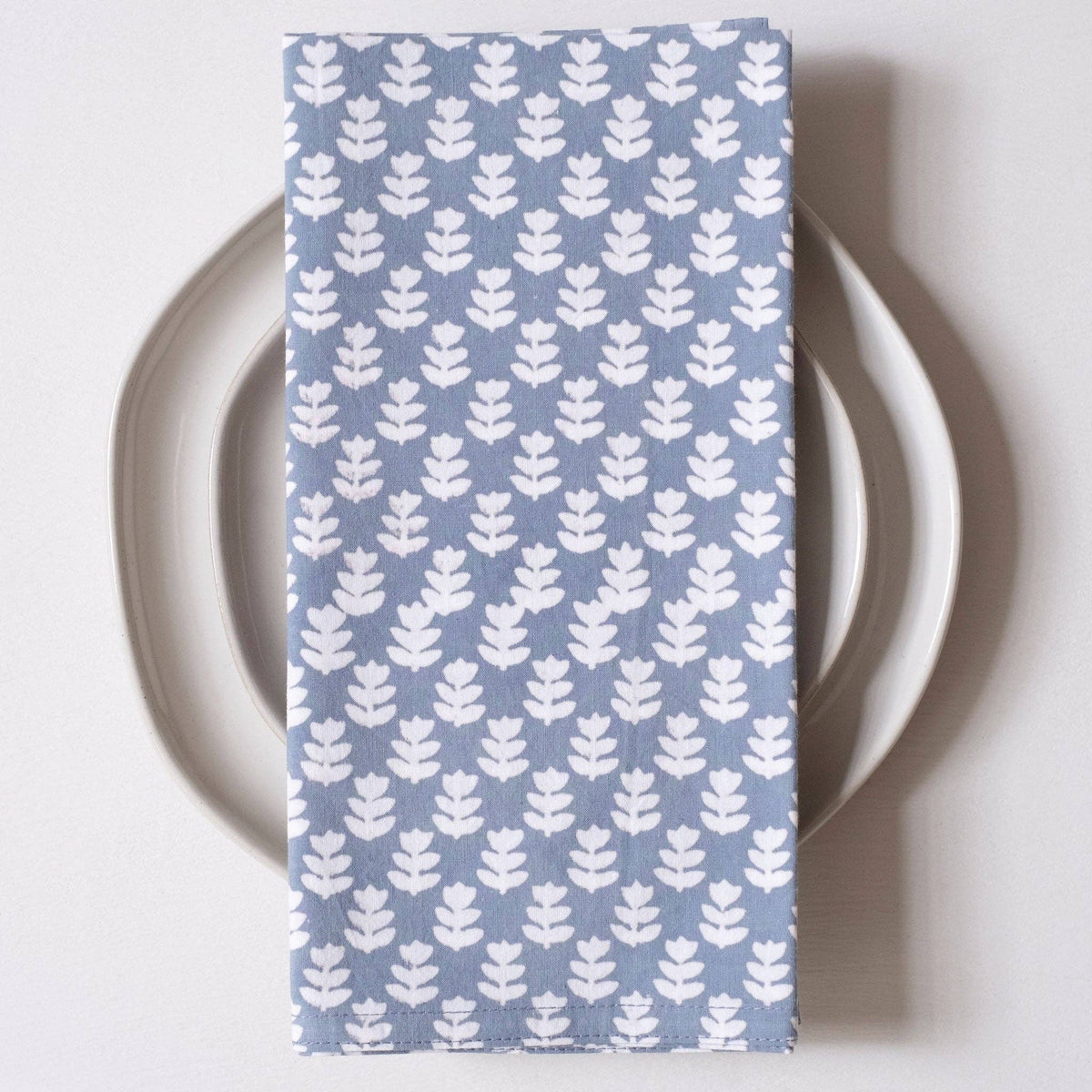 Tula Cloud Block Printed Napkins