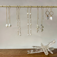 Pearl Threader Earrings