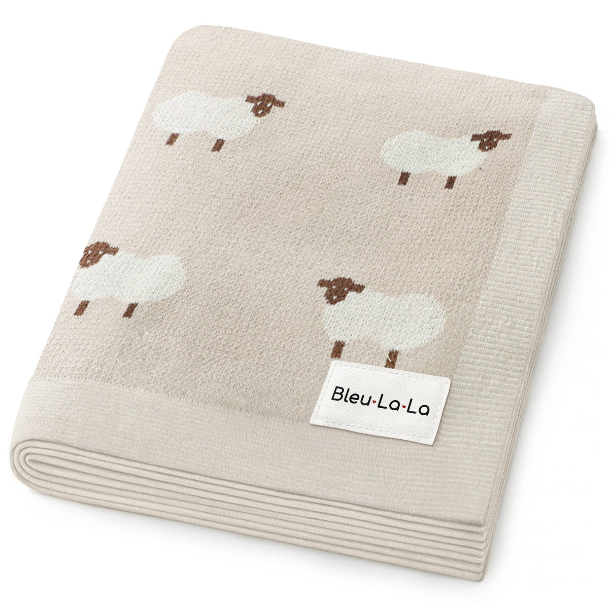 Cotton Swaddle Baby Blanket (Sheep)