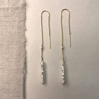 Pearl Threader Earrings