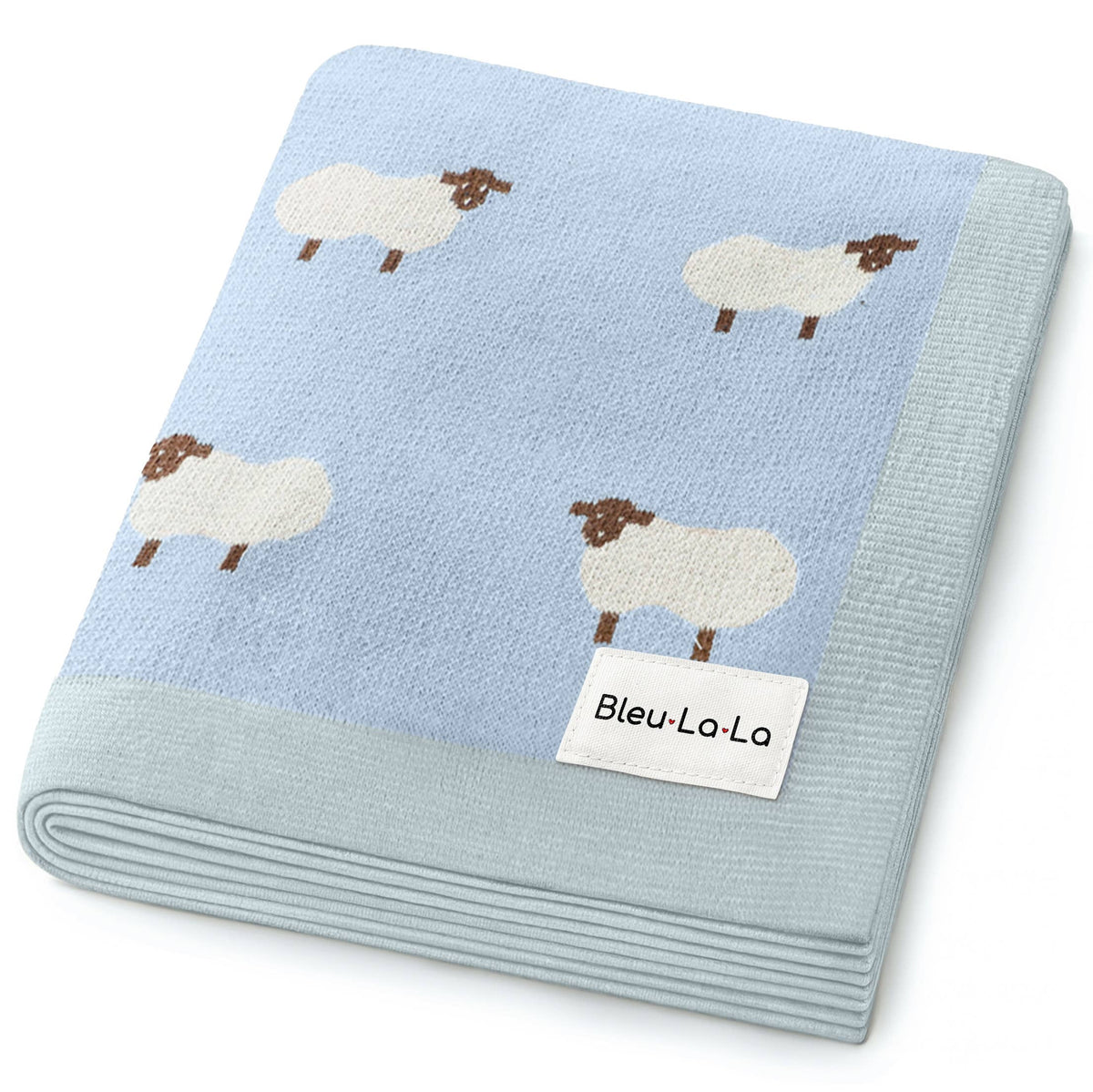 Cotton Swaddle Baby Blanket (Sheep)