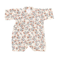 Dahlia Floral Mini Kimono Jumpsuit