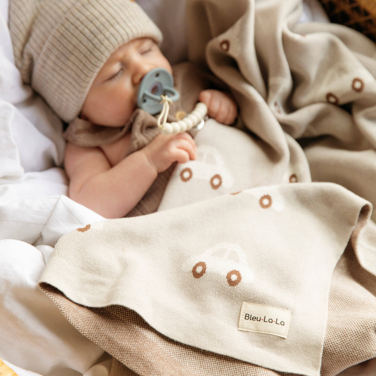 Cotton Swaddle Baby Blanket (Cars)