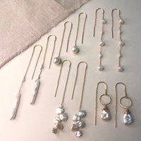 Pearl Threader Earrings
