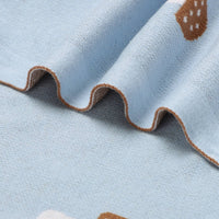 Cotton Swaddle Baby Blanket (Mushroom)