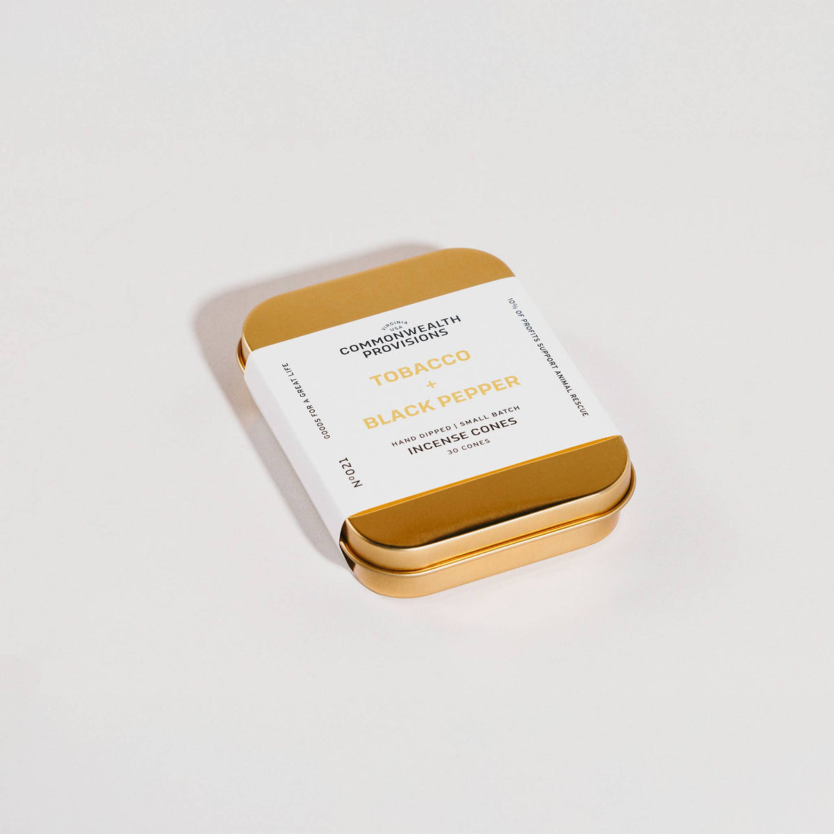 Incense Cones - Tobacco + Black Pepper Commonwealth Provisions Modern Nomad Home decor store Denver CO Colorado