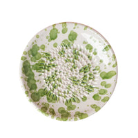 Small Ceramic Garlic Grater Plate (Moss)