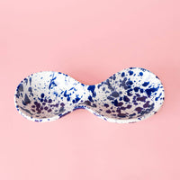Blue Speckled Ceramic Appetizer Dish Alfar Tierra Cocida Modern Nomad Home decor store Denver CO Colorado