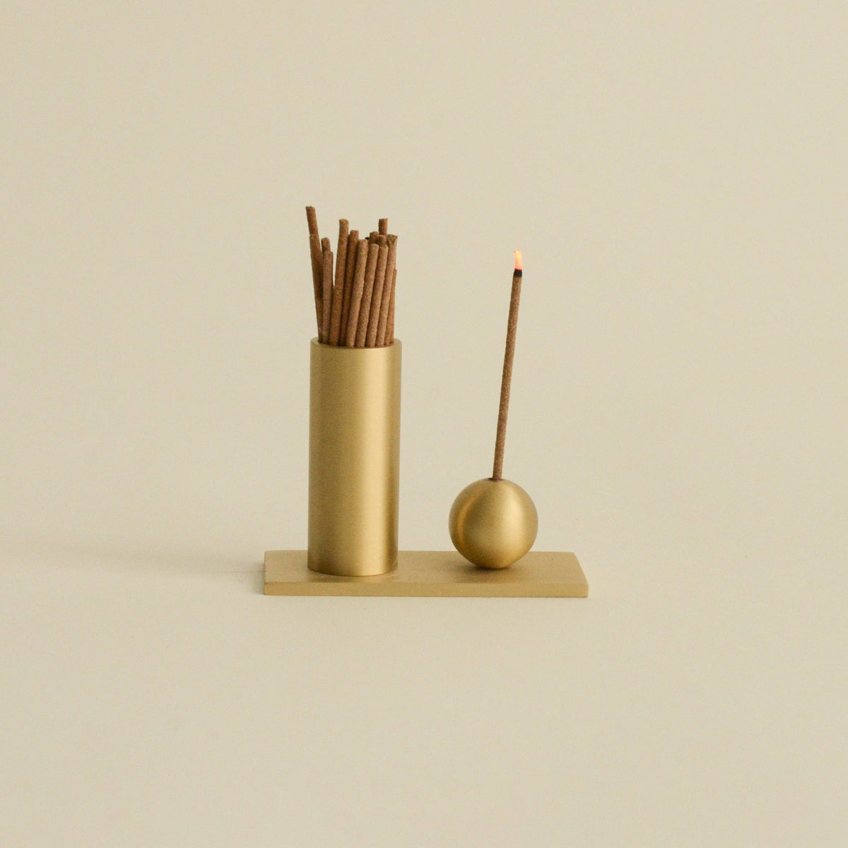 Brass Incense Holder Cedar and Myrrh Modern Nomad Home decor store Denver CO Colorado