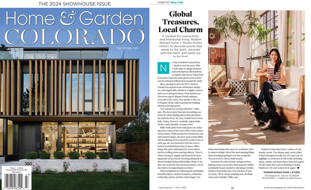 Modern Nomad home with global treasures