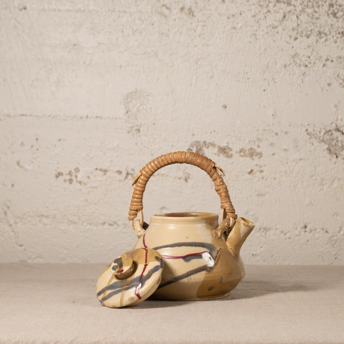 Camo Canvas Ceramic Teapot