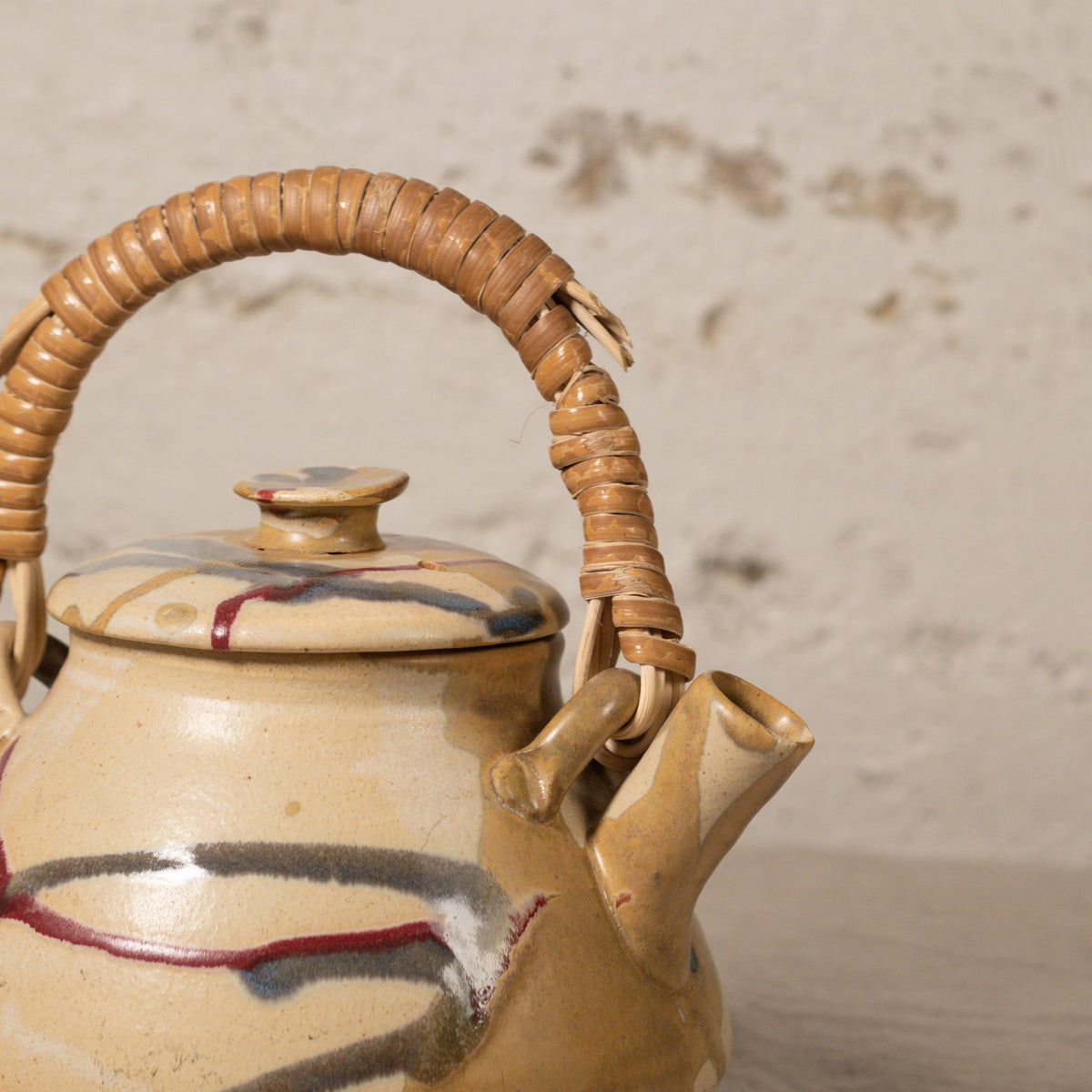 Camo Canvas Ceramic Teapot