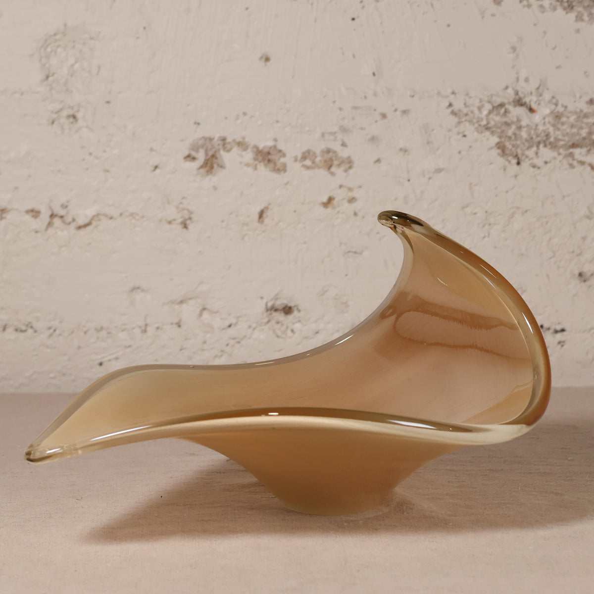 Pearlescent Glass Wave Bowl