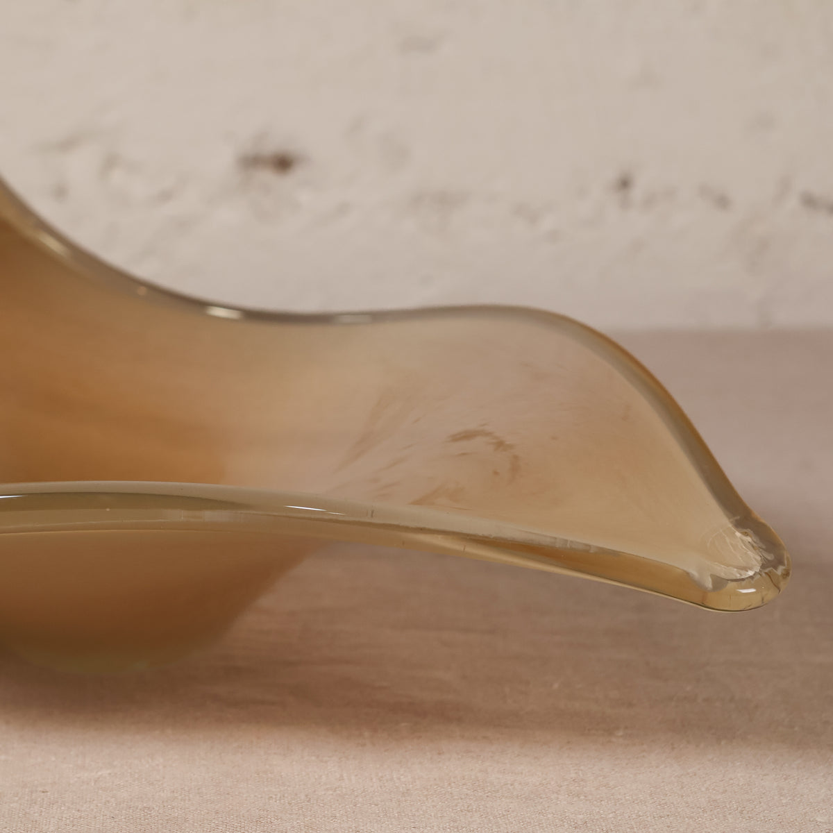 Pearlescent Glass Wave Bowl