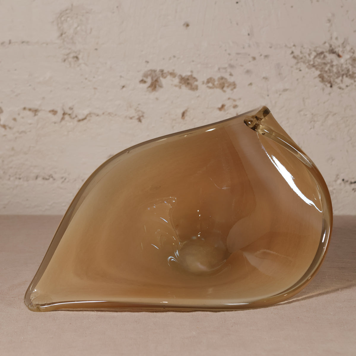 Pearlescent Glass Wave Bowl