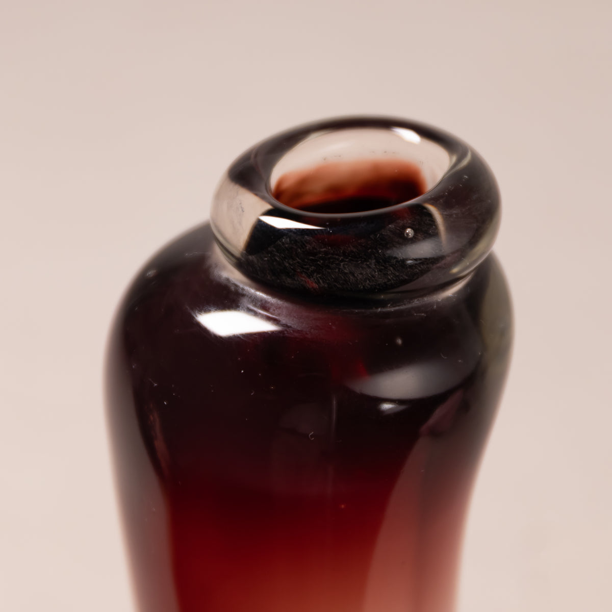 Vintage Midnight Violet Bud Vase