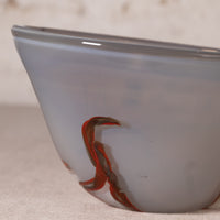 Handblown Milky Glass Bowl
