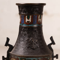 Antique Japanese Champlevé Vase