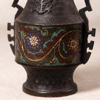 Antique Japanese Champlevé Vase