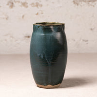 Teal Ripple Vase