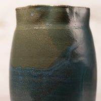 Teal Ripple Vase