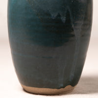 Teal Ripple Vase