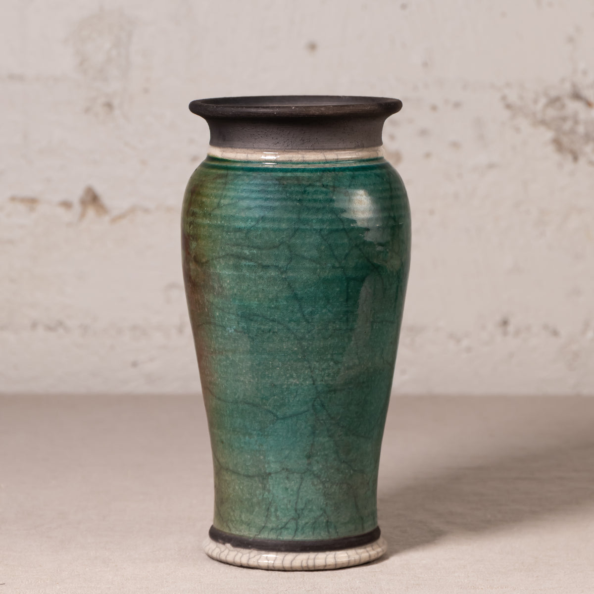 Emerald Glazed Vase