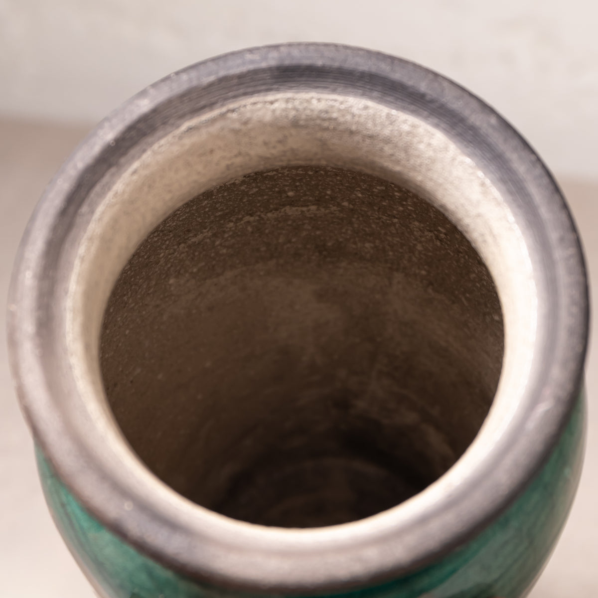 Emerald Glazed Vase