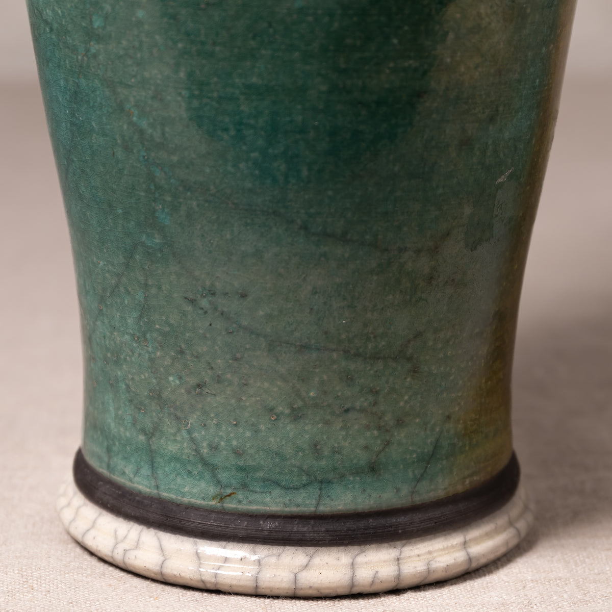 Emerald Glazed Vase