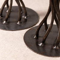 Hand Forged Iron Candle Holder