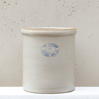 Antique 6 Gallon Western Pottery Crock - A