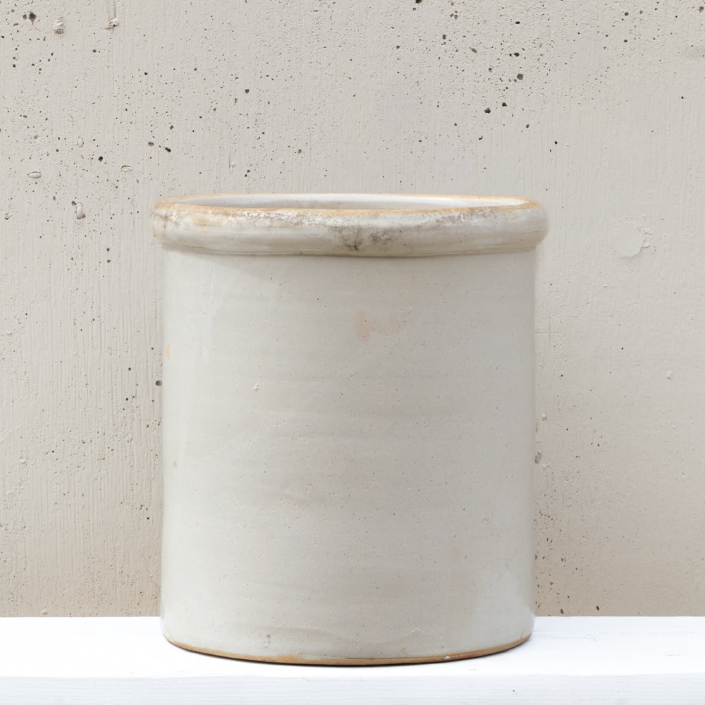 Antique 6 Gallon Western Pottery Crock - A