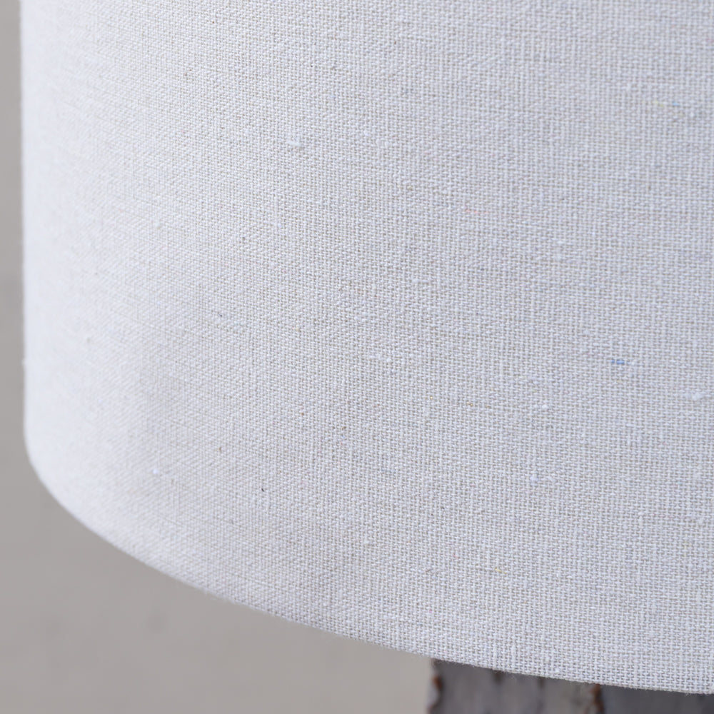 Periwinkle Sculptural Clay Table Lamp