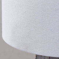 Periwinkle Sculptural Clay Table Lamp