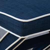Indigo Upholstered Stool