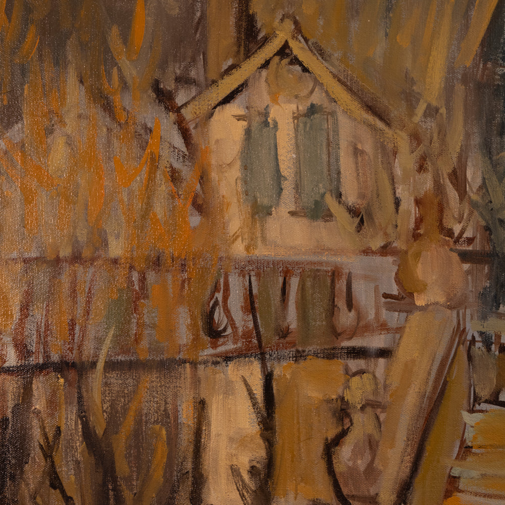 J. Woodson Expressionist Oil