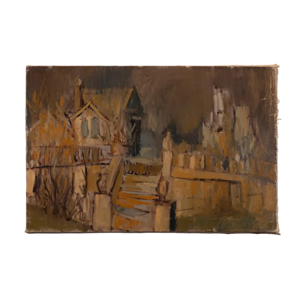 J. Woodson Expressionist Oil