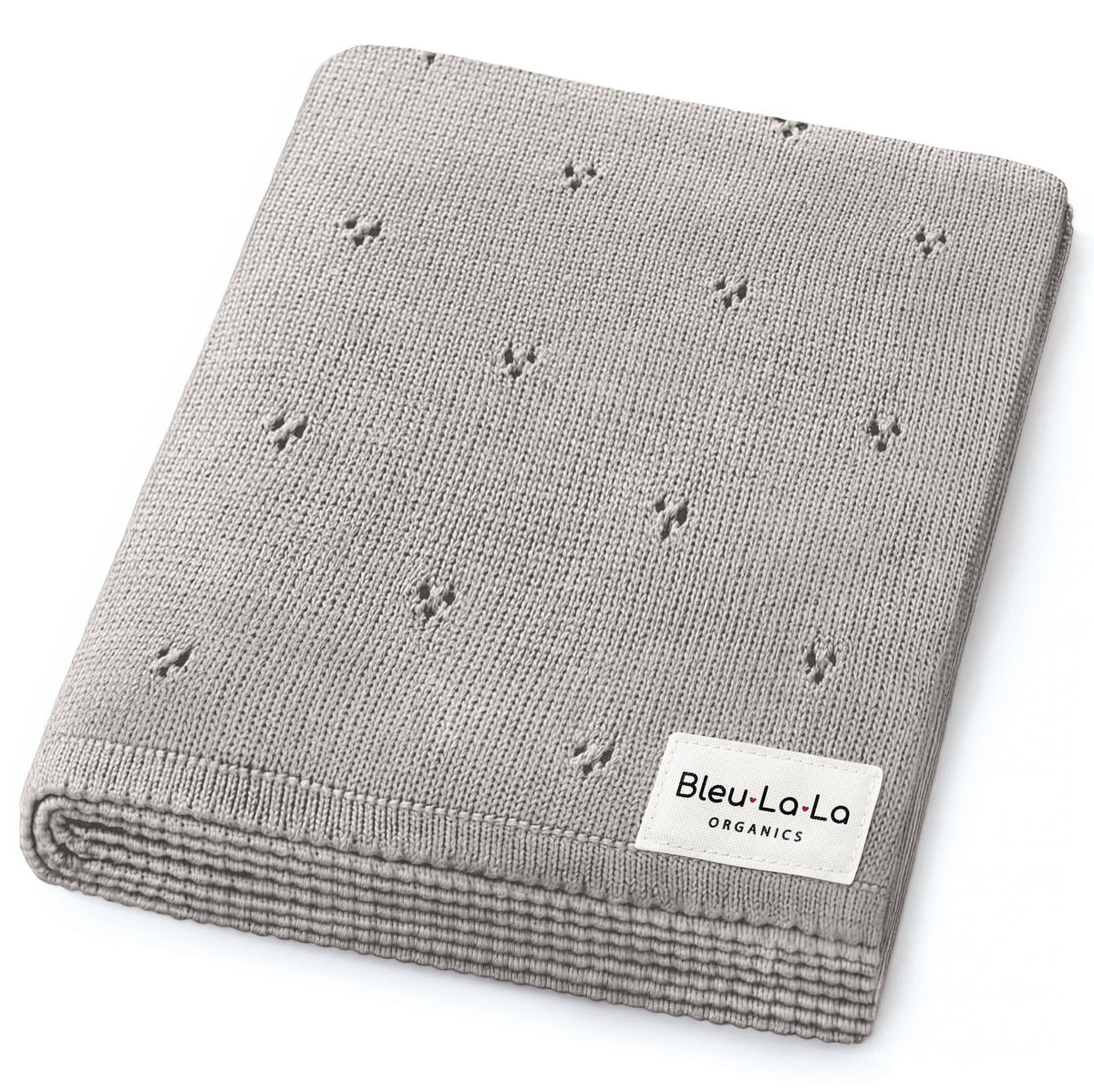 Organic Cotton Pointelle Baby Blanket