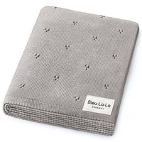 Organic Cotton Pointelle Baby Blanket