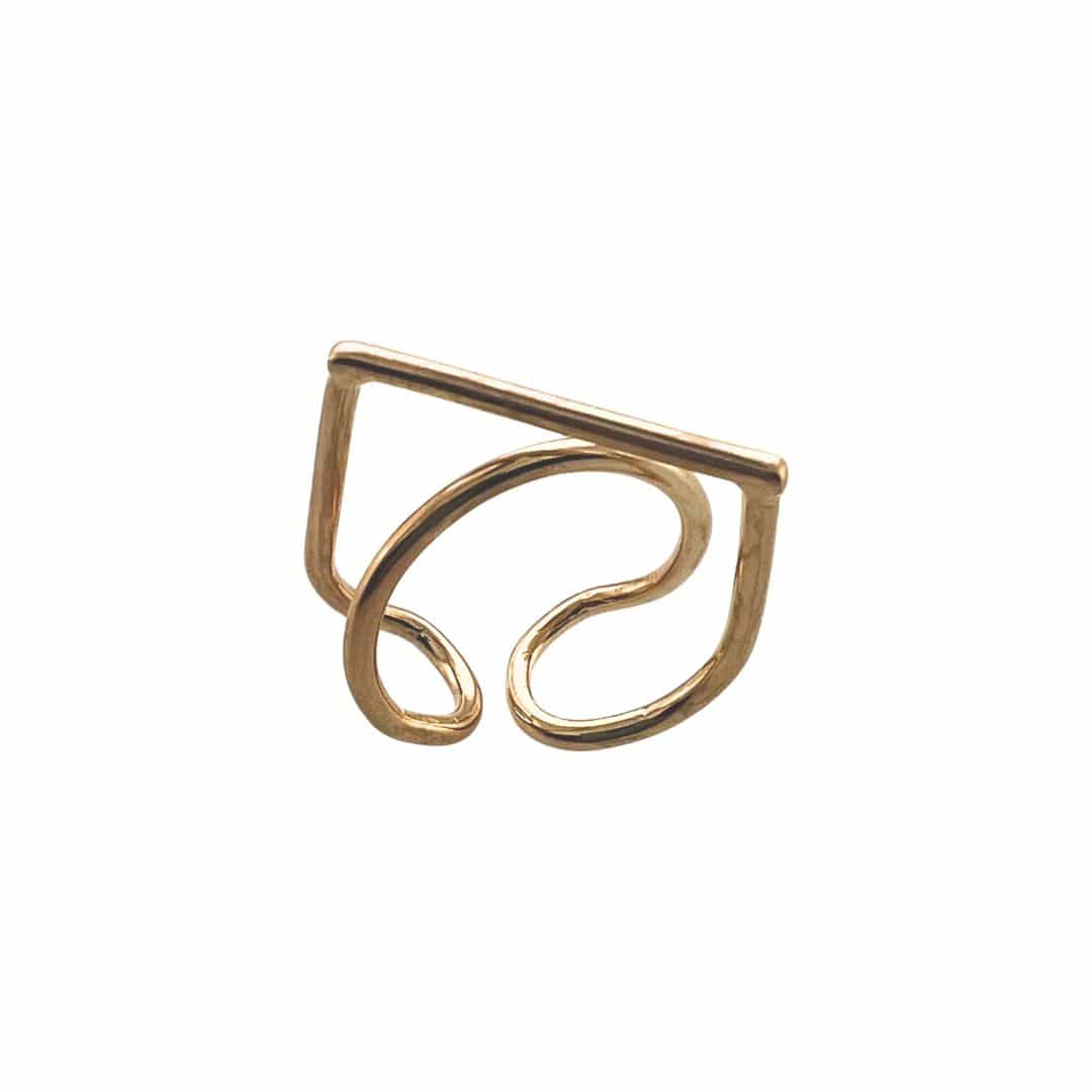 Square Twist Ring