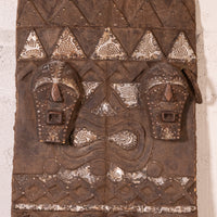 Songye Carved Wood Door | Democratic Republic of Congo