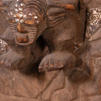 Songye Carved Wood Door | Democratic Republic of Congo