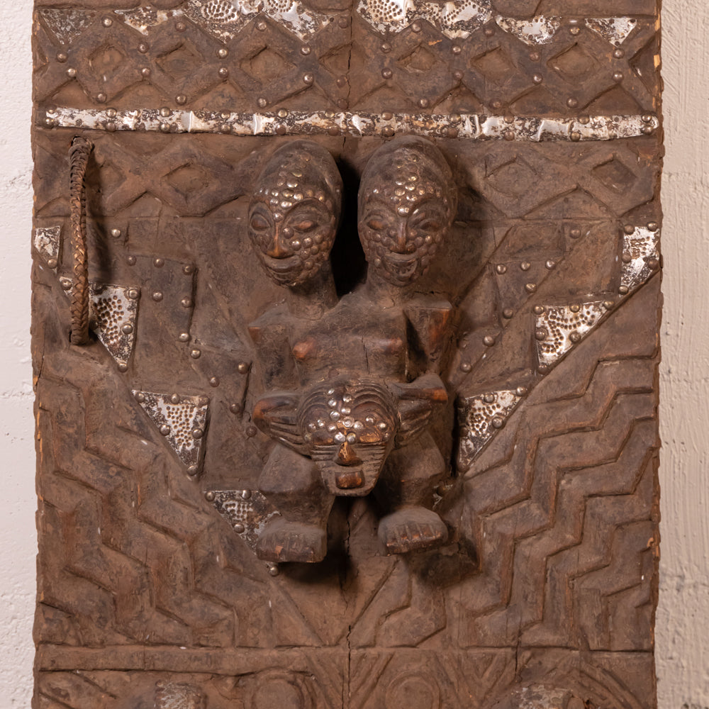 Songye Carved Wood Door | Democratic Republic of Congo