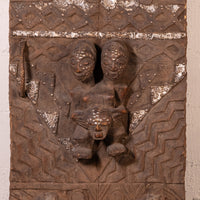 Songye Carved Wood Door | Democratic Republic of Congo