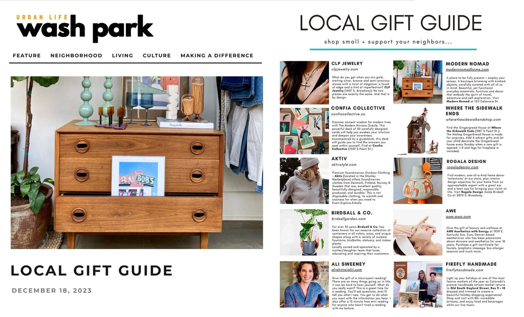 Urban Life Wash Park 2023 Local Gift Guide