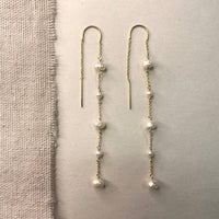 Pearl Threader Earrings