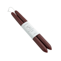 Burgundy taper candles