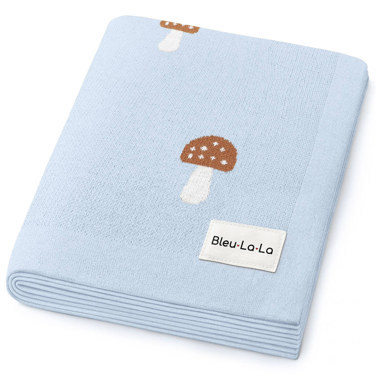 Cotton Swaddle Baby Blanket (Mushroom)