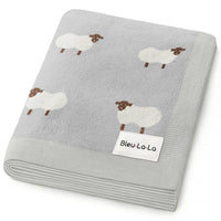 Cotton Swaddle Baby Blanket (Sheep)
