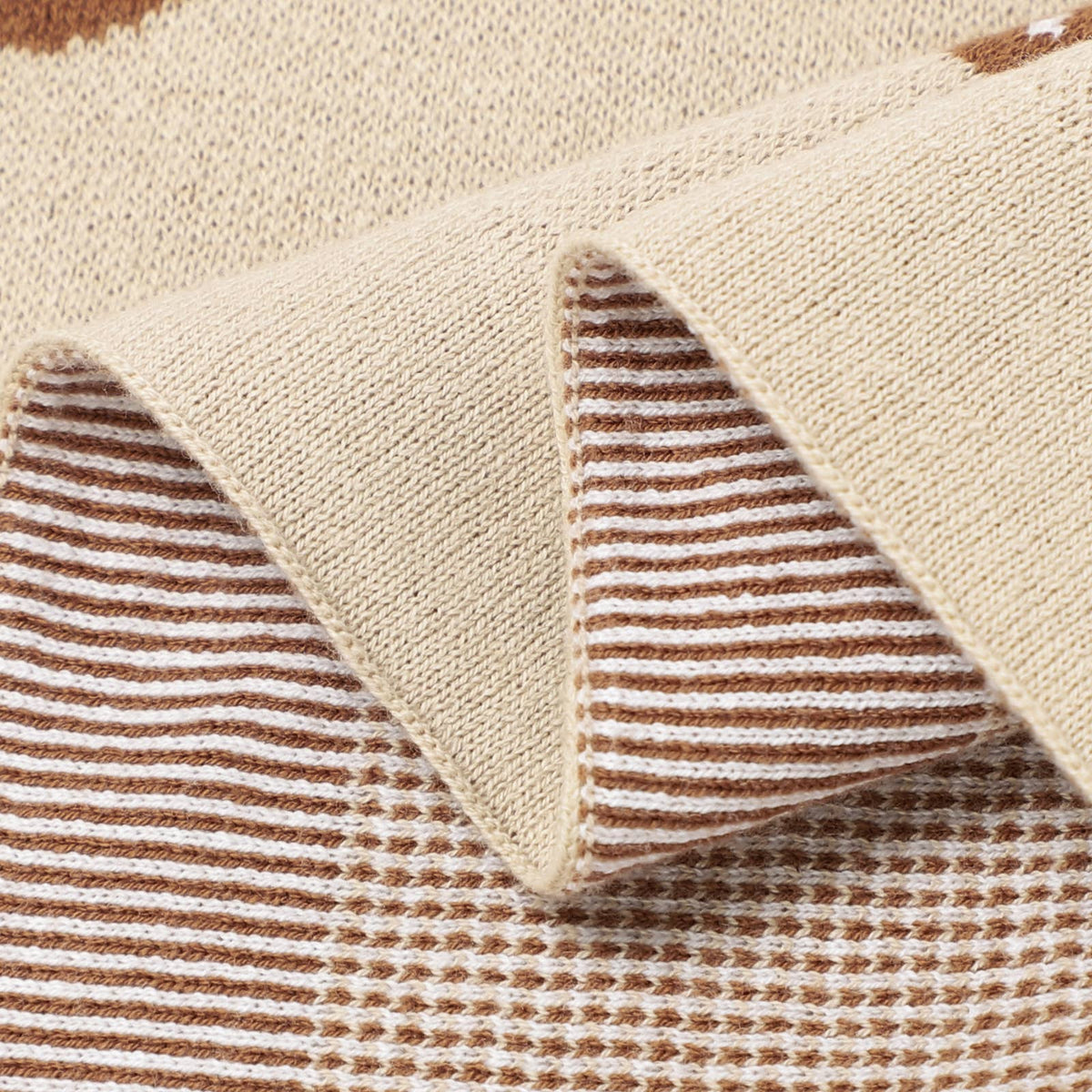 Cotton Swaddle Baby Blanket (Mushroom)